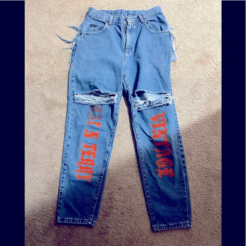 Coal N Terry - Blue N Orange Trap Jeans - NWOT